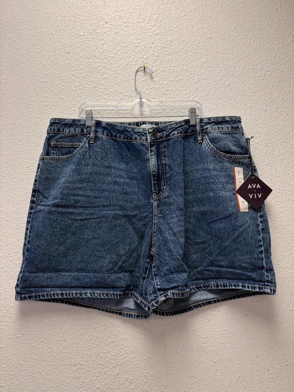 Womens Jean Shorts Size 20 #529-530